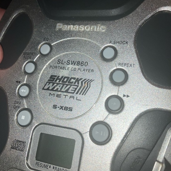 Panasonic Shockwave SL-SW860 Portable CD Player metal edition anti shock memory+ - Picture 10 of 12